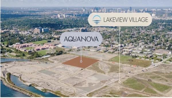 Aqua Nova Condos at Lakeview Village by Greenpark Homes, waterfront condominiums in Mississauga