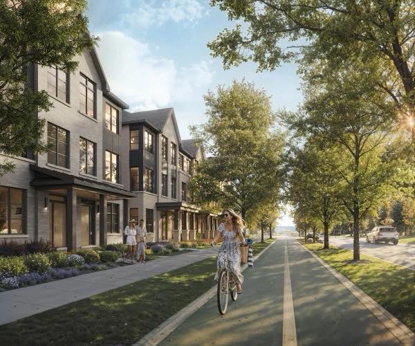 Pier House Towns at Lakeview Village by Branthaven, FlexFit townhomes in Mississauga